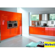 Кухня МДФ пвх апельсин